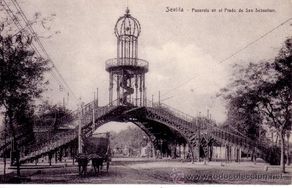 Postales: SEVILLA - LA PASARELA - EDITA KNCKSTEDT & NATHER - LICHTDRUCK - HAMBURG - RARA ESTE EDITOR